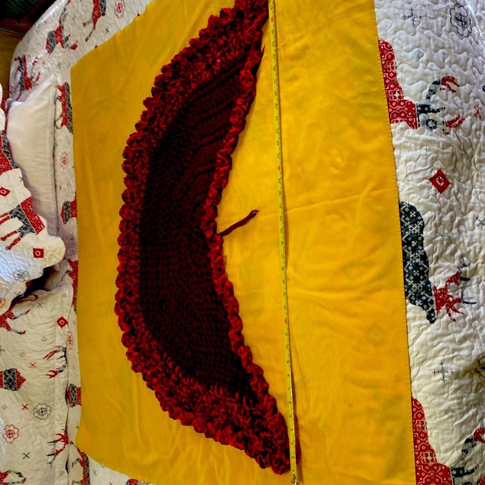 Handmade Crochet Rug - fresh of the hook. Machine washable - hang to dry.